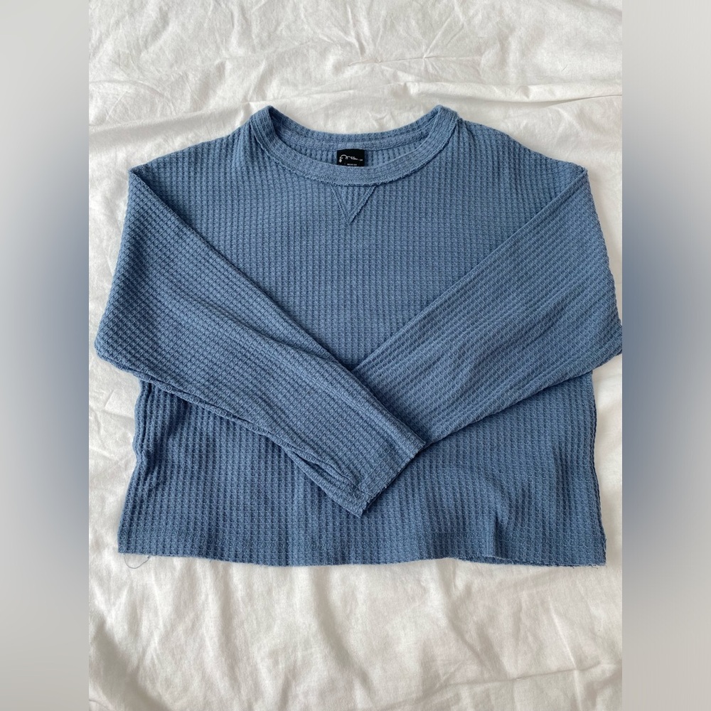 Blue long sleeve shirt